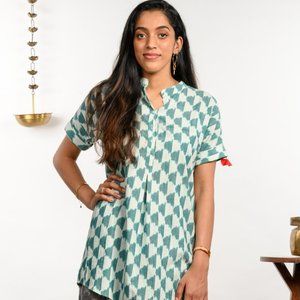 Green Collared Tunic